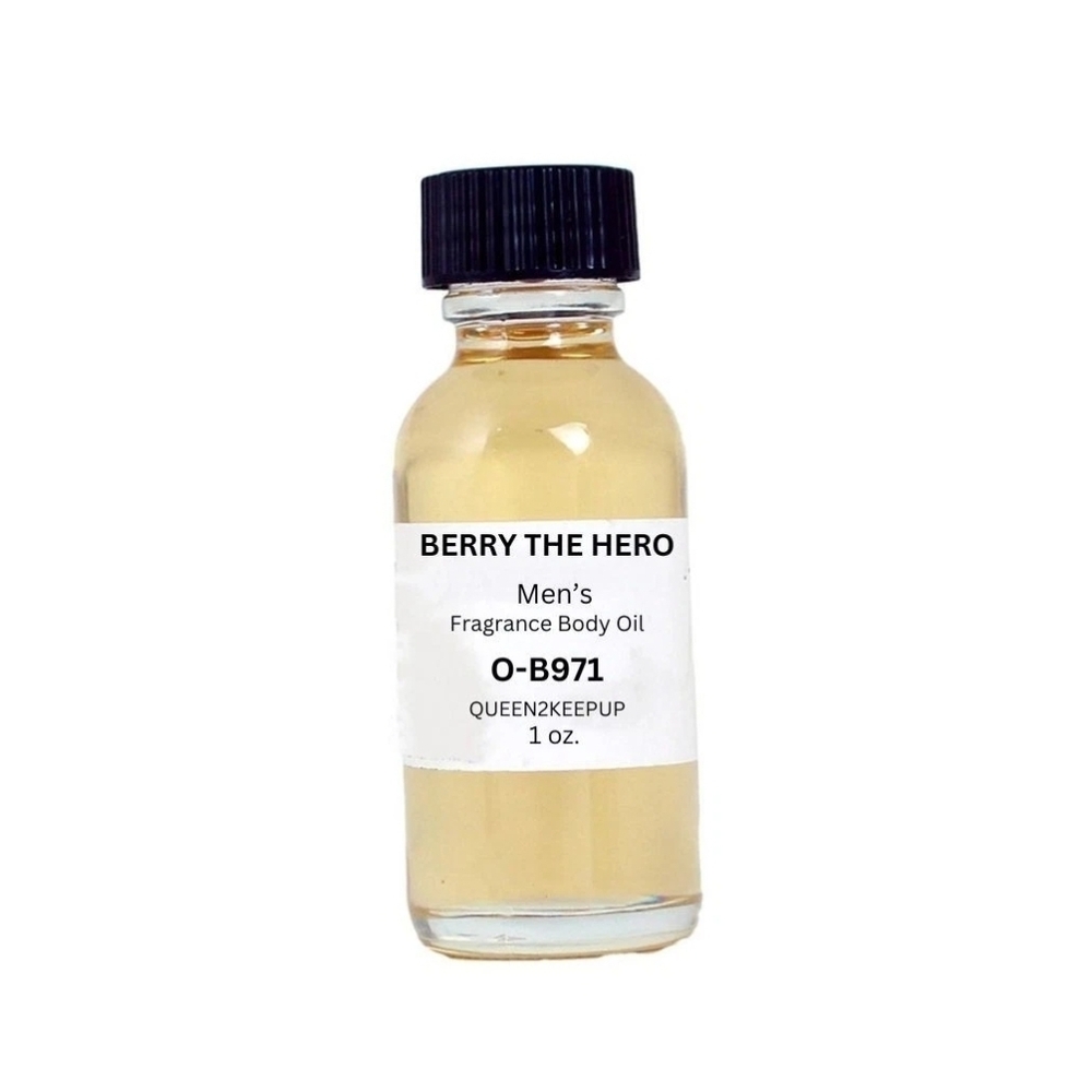 Berry The Hero (Men) Body Oil 1 oz Fragrance All Natural Scent